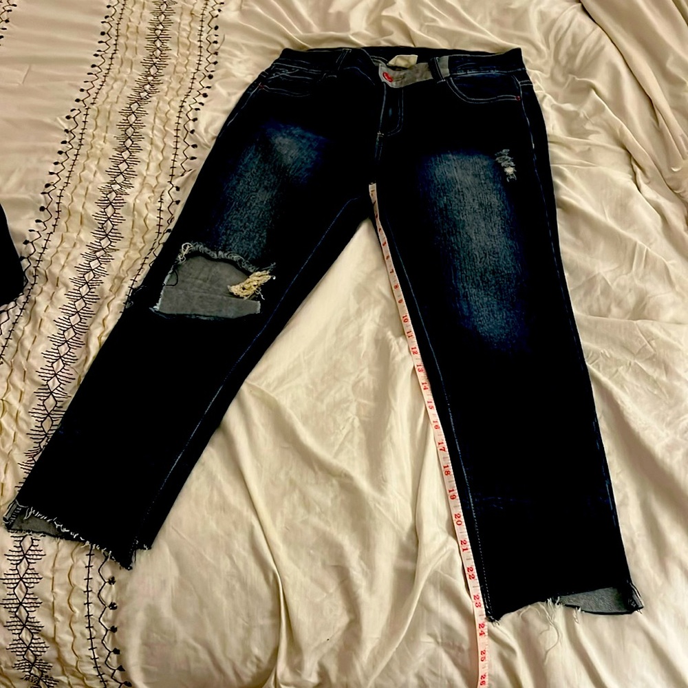 Litz Cropped denim